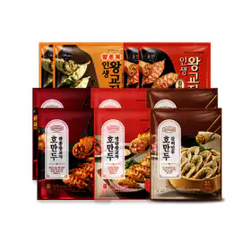 상품 이미지: 호텔컬렉션 에센셜 호만두 골라담기 210gX10봉 (인생/짬뽕/명란/김치/갈비/마라/랍스터) 왕교자