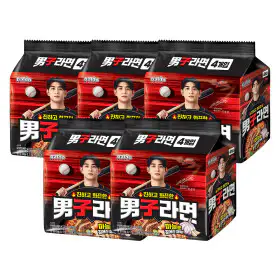 상품 이미지: 남자라면 115g (4봉입) x 5팩 (총 20입)