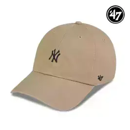 상품 이미지: 47브랜드 뉴욕 양키스 NY 스몰 로고 MLB 엠엘비 볼캡 야구 모자 카키 B-BSRNR17GWS-KHA