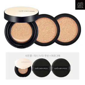 상품 이미지: (10/8 단하루) 에센셜 스킨 누더 쿠션_본품 1 + 리필 2 (미니 스킨 누더 쿠션 + 퍼프 2매 증정)