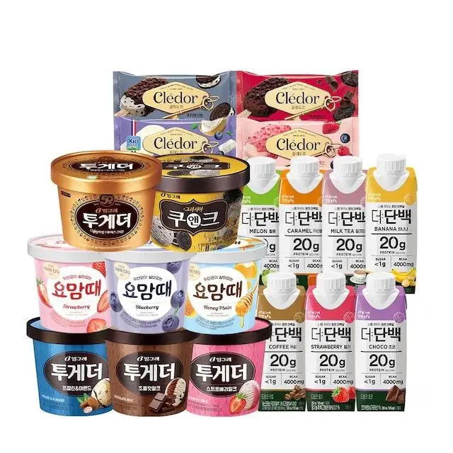 상품 이미지: 붕어싸만코 18개 + 투게더/요맘때/쿠앤크 파인트 3개 골라담기