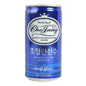 상품 이미지: 일화 초정탄산수 플레인 190ml 캔 2박스 60개