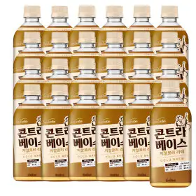 상품 이미지: 칸타타 콘트라베이스 콜드브루 저칼로리 라떼 500ml 24pet 콜드브루 커피/ 블랙커피/ 대용량 커피/ 커피음료