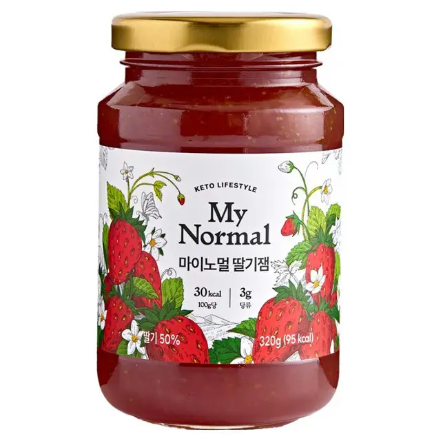 상품 이미지: 마이노멀 딸기잼, 320g, 1개