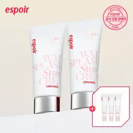 상품 이미지: [2개] 에스쁘아 워터 스플래쉬 선크림 세라마이드 30ml (증) 본품 용량 60ml