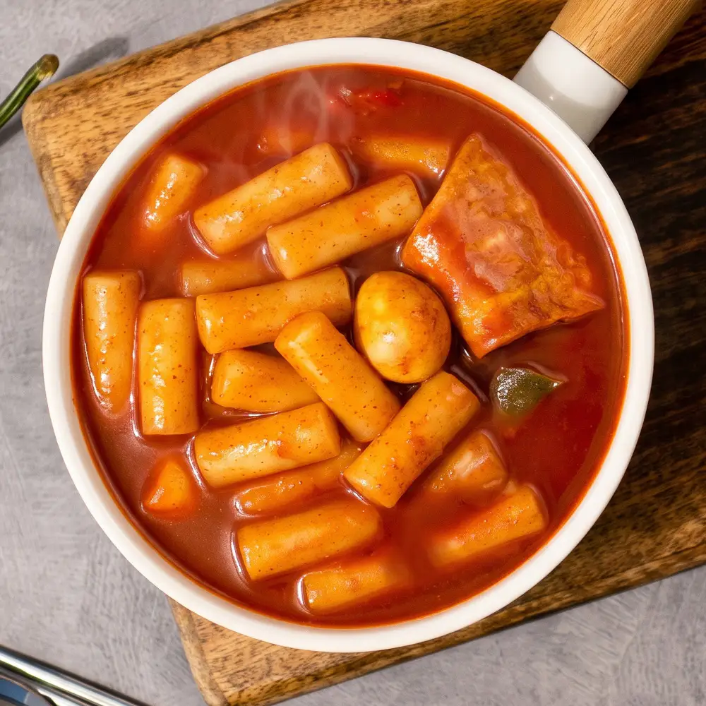 상품 이미지: 떡대 인생떡볶이 1440g (밀떡 300g 4개, 소스 60g 4개) 총8인분, 실온보관