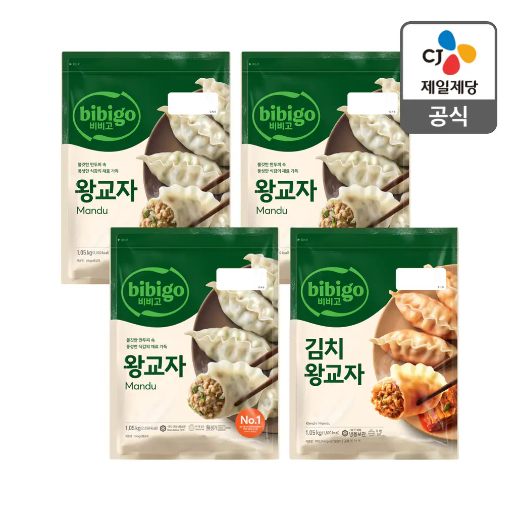 상품 이미지: 비비고 왕교자 1.05x4봉 만두기획팩 (고기3+김치1)