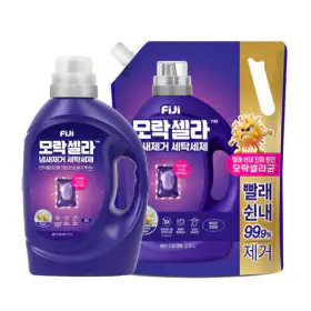 상품 이미지: 피지 모락셀라 액체세제 코튼향 용기 2.1L + 리필 2.3L