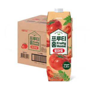 상품 이미지: 서울우유 프루티홈 토마토 1000ml x 9입