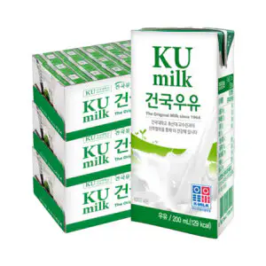 상품 이미지: 건국우유 건국 멸균 우유(오리지널) 200ml 72팩 (24팩 3박스)