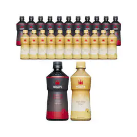 상품 이미지: 할리스 시그니처 아메리카노 550ml, 6입, 2개+바닐라딜라이트 로우슈거 450ml, 6입, 2개 (총 24개)