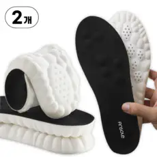 상품 이미지: 깔창 남자 여성 족저근 푹신한 신발깔창, 2개, 블랙