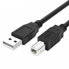 상품 이미지: 프린터 복합기 연결선 삼성 앱손 캐논 HP 호환 케이블 USB 2.0 AB 1.4M/2.7M/5M 블랙, 1개, 5m