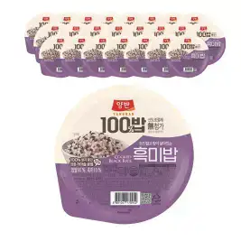 상품 이미지: 동원 양반100밥 흑미밥, 130g, 24개