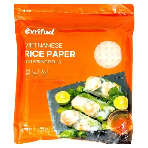 상품 이미지: 에브리푸드 월남쌈 라이스페이퍼 사각, 300g, 1개