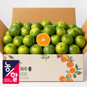 상품 이미지: (신선집중) 제주 첫출하 햇조생 감귤 로얄과(S-M) 실중량 2.5kg +1kg 추가증정 (총 3.5kg)