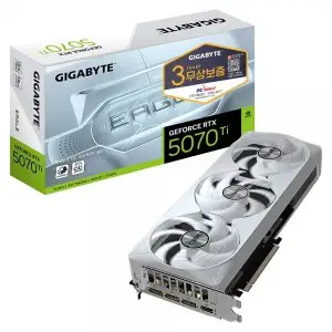 상품 이미지: GIGABYTE 지포스 RTX 5070 Ti EAGLE OC ICE SFF D7 16GB 피씨디렉트 (엔비디아 컴퓨터 그래픽카드)