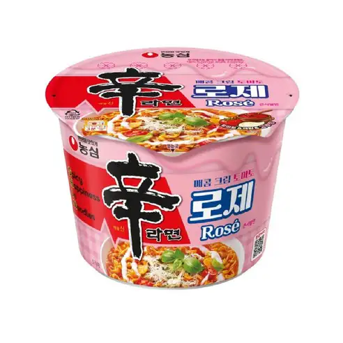 상품 이미지: 신라면 로제 큰사발면 108g, 4개