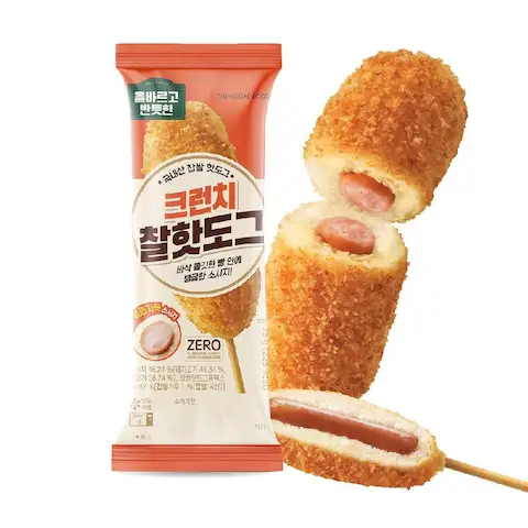 상품 이미지: 크런치 찰 핫도그 4종 25봉