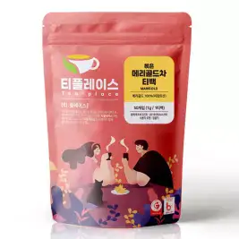 상품 이미지: [심야마트]티플레이스 메리골드차 삼각티백 50티백, 허브차, 꽃차