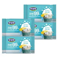상품 이미지: 무궁화 크린99% 세탁비누, 230g, 4개