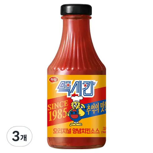 상품 이미지: 맥시칸 하림 양념치킨 소스 오리지널, 320g, 3개