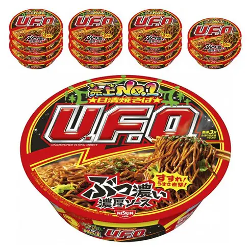 상품 이미지: Nissin 닛신 UFO 유에프오 야키소바 볶음면 128g, 12개