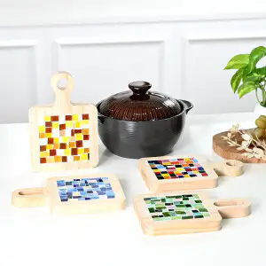상품 이미지: DIY 냄비 받침 폐유리 새활용 업사이클링 체험 키트 가이드영상 제공