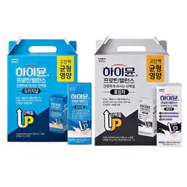 상품 이미지: 후디스 하이뮨 프로틴 음료, 190ml, 16개 +흑임자 190ml ,16개