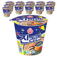 상품 이미지: 오뚜기 진라면 순한맛 컵 65g, 12개