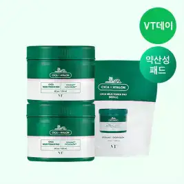 상품 이미지: VT 시카 마일드 토너 패드 본품 2개+리필1개(총 180매)