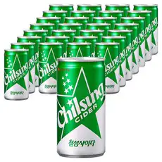 상품 이미지: 칠성사이다, 190ml, 30개