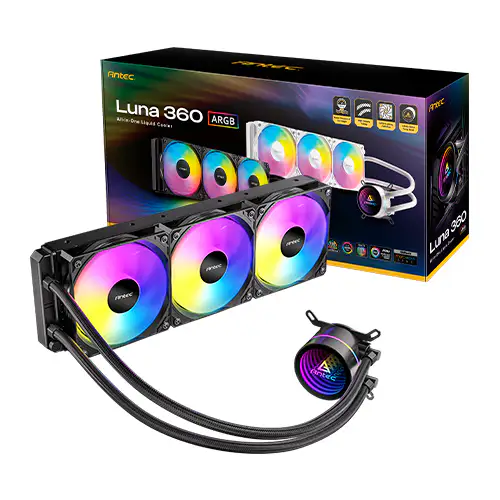 상품 이미지: Antec Luna 360 ARGB BLACK