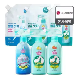 상품 이미지: 온더바디 발을씻자 풋샴푸 510ml+500ml 2개(3종 택1)