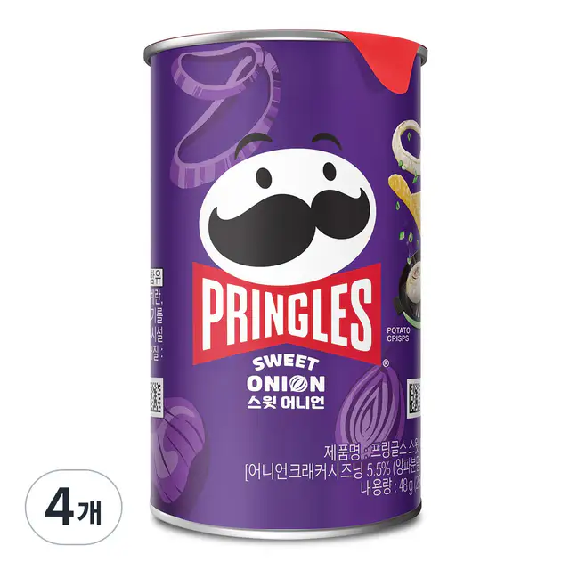 상품 이미지: 프링글스 스윗 어니언, 48g, 4개