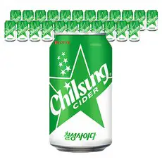 상품 이미지: 칠성사이다, 350ml, 24개