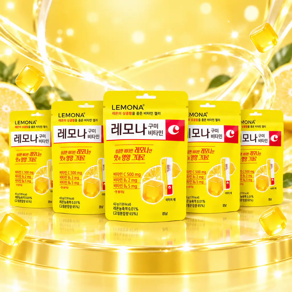 상품 이미지: 경남제약 레모나 구미 비타젤리 키즈 5봉 비타민C