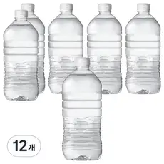 상품 이미지: 아이시스 생수 화이트캡 무라벨, 12개, 1L