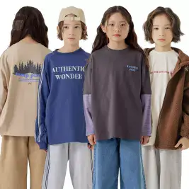 상품 이미지: (바브키즈) 추석맞이 추석빔 코디룩 단.독.가! 무료.배.송| 긴팔티/팬츠/데님자켓/데님팬츠/자켓/후리스/상하복/주니어 外