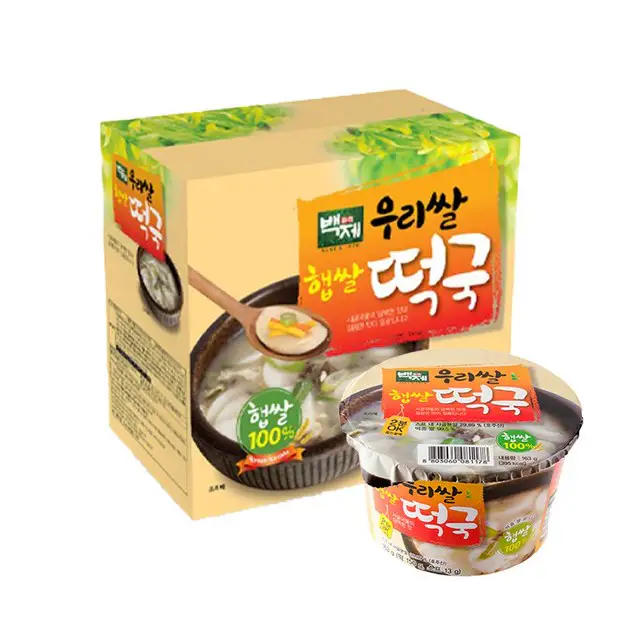 상품 이미지: (유통기한 임박 특가_26년11월15일)백제 우리쌀 햅쌀 떡국 선물세트163g_즉석떡국