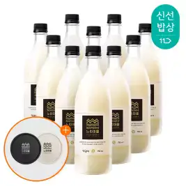상품 이미지: [양은잔 증정] 배상면주가 무아스파탐 느린마을막걸리 750ml x 10입