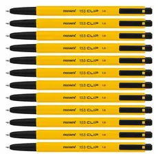 상품 이미지: 모나미 153 클립 볼펜 1.0mm, 흑색, 12개