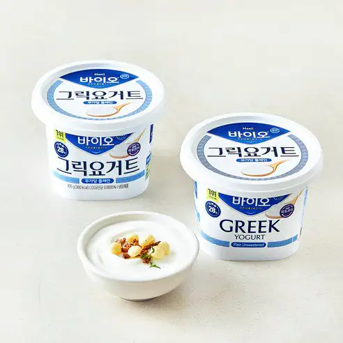 상품 이미지: 매일바이오 그릭요거트 무가당 플레인, 400g, 2개