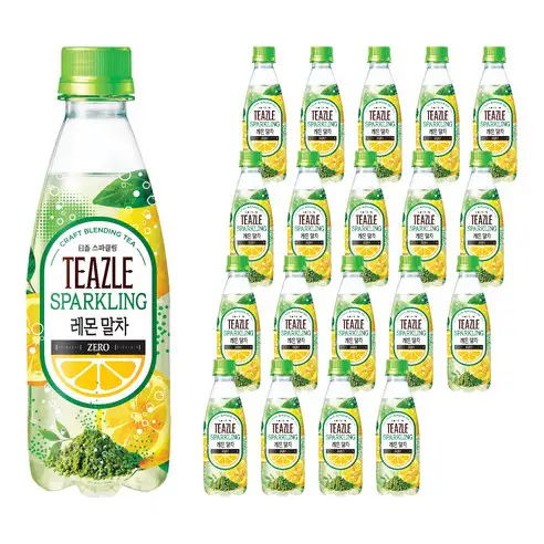 상품 이미지: 티즐 스파클링 레몬말차, 20개, 350ml