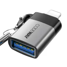 상품 이미지: 코드웨이 USB A 변환 OTG 젠더, OTG-A-to-8pin, 1개
