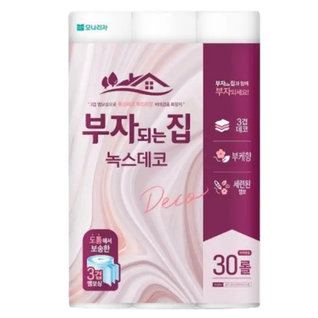 상품 이미지: 모나리자 부자되는집 녹스데코 3겹 30m 30롤