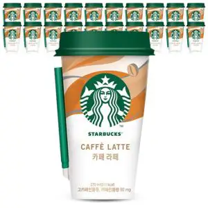 상품 이미지: 스타벅스 카페라떼 컵커피 270mlx20컵+아이스포장