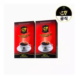 상품 이미지: G7 퓨어블랙 라이트 110개입 x 2개 (총 220T) / 베트남 블랙 다크 아메리카노