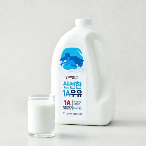 상품 이미지: 곰곰 신선한 1A 우유, 2.3L, 1개