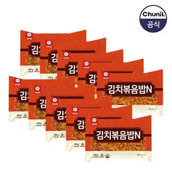 상품 이미지: 천일식품 천일 김치볶음밥250g 10봉 냉동)